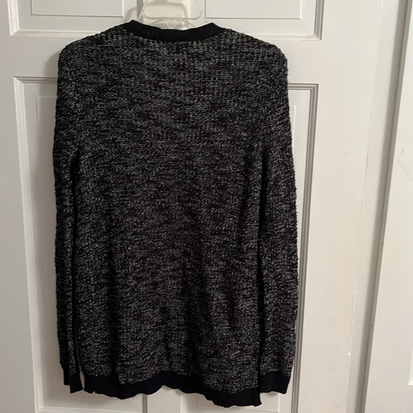 Mossimo Supply Co. Black and White Cardigan Sz M - Picture 5 of 6